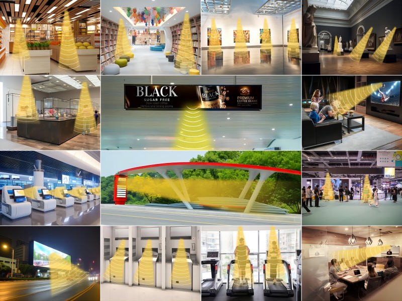 定向揚(yáng)聲器應(yīng)用場景集合