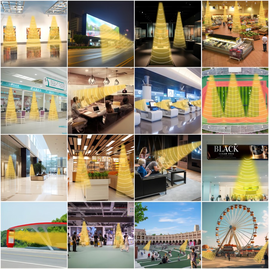 定向音響廣播設備應用場景匯總