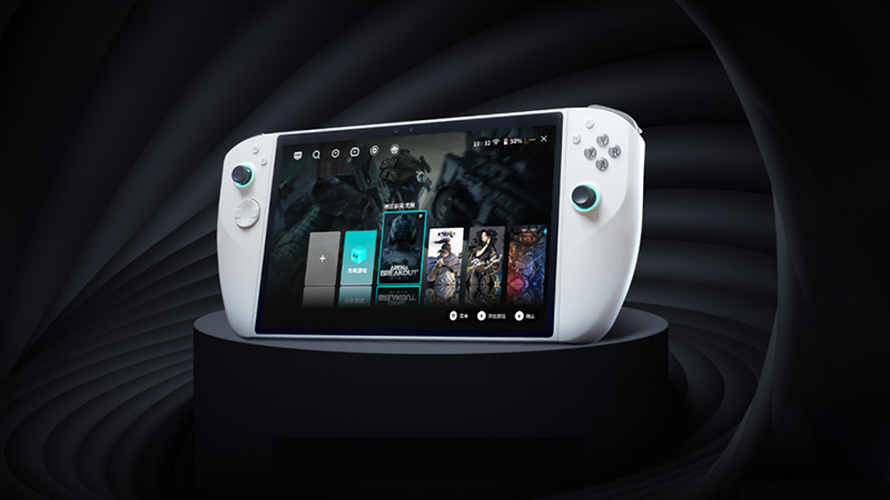 搭載清聽(tīng)聲學(xué)聚音屏技術(shù)的騰訊3D One游戲掌機(jī)
