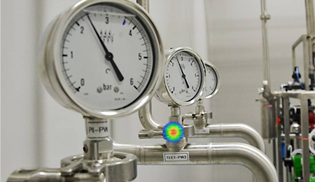 氣體泄漏檢測聲像儀,多場景漏氣位置定位儀,工業(yè)氣體泄露檢測聲學(xué)成像儀