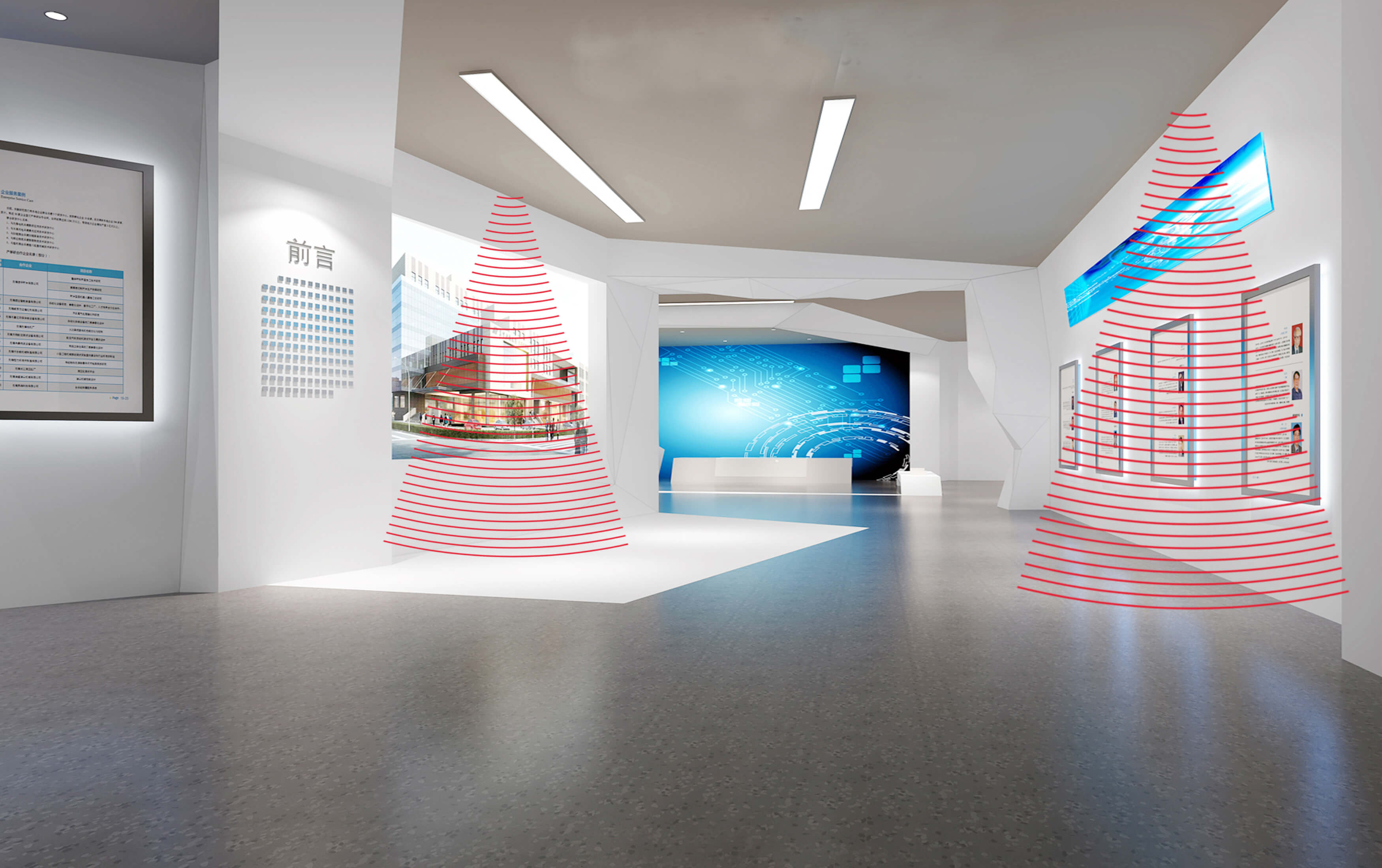 清聽聲學(xué)定向音箱展廳使用效果